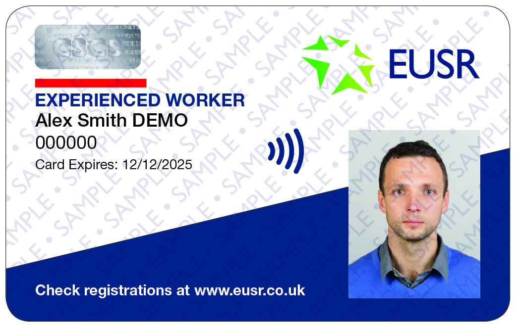 Experienced worker card